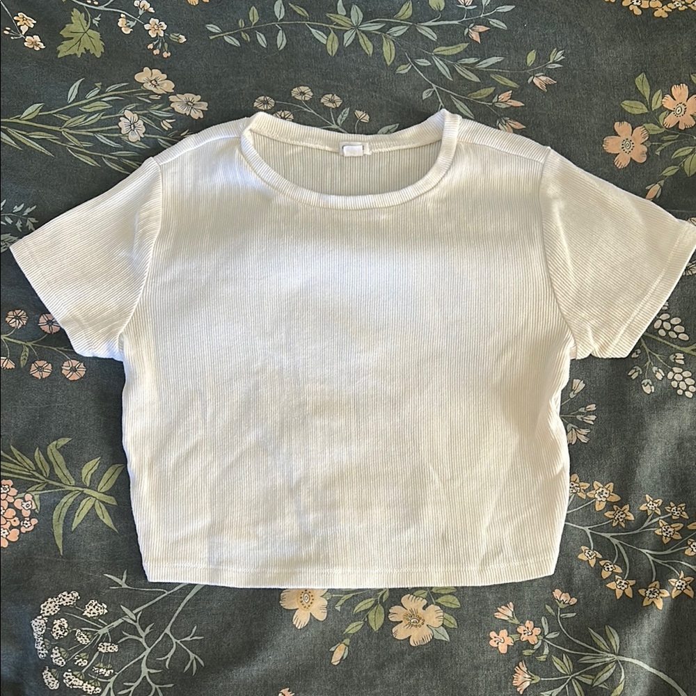White Crop Top